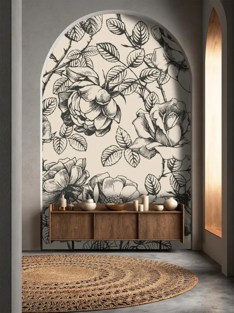 Papier peint - Black Baccara