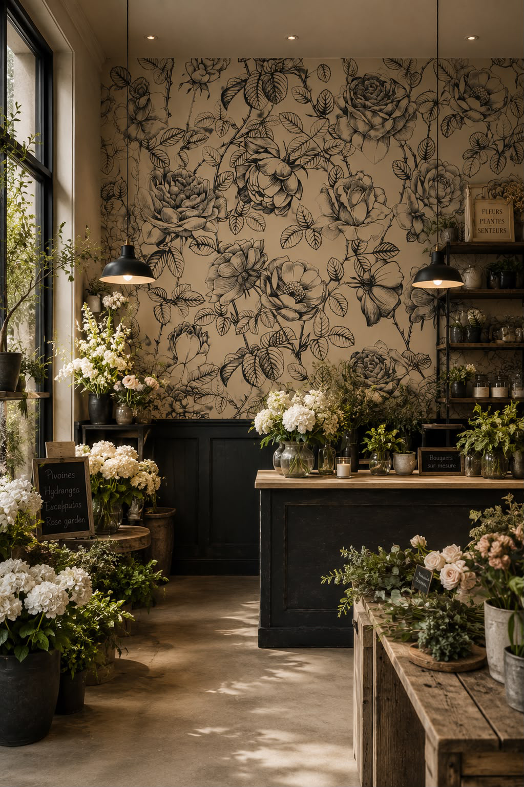 Papier peint - Black Baccara