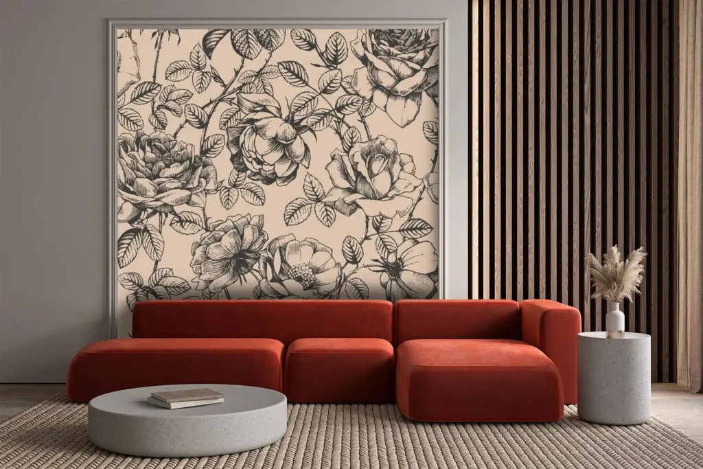 Papier peint - Black Baccara