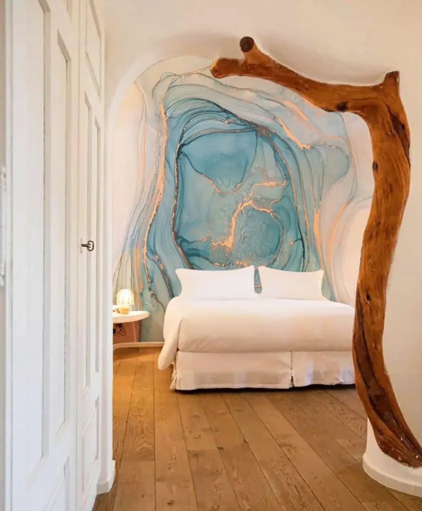 Papier peint - Golden Blur