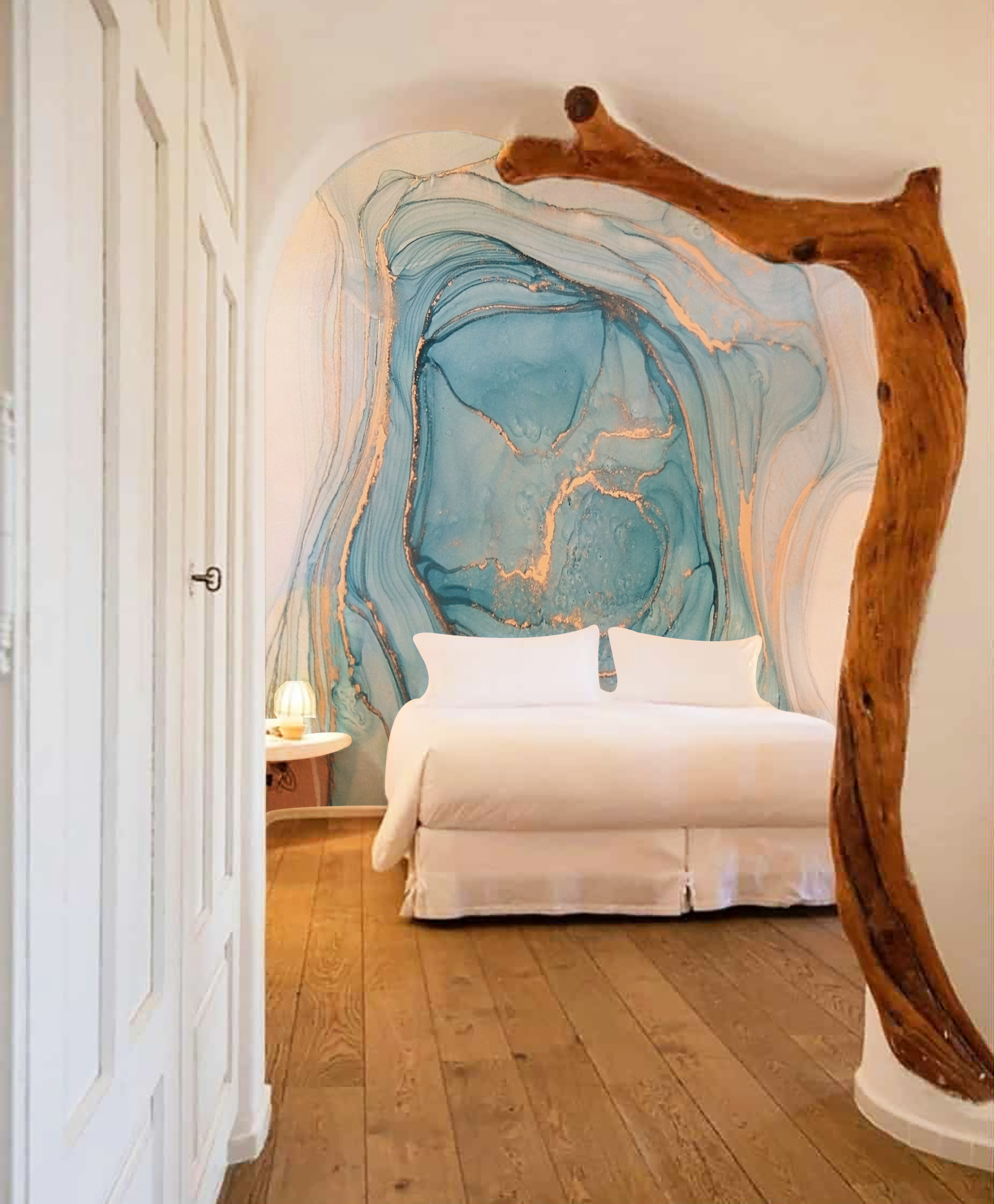 Papier peint - Golden Blur