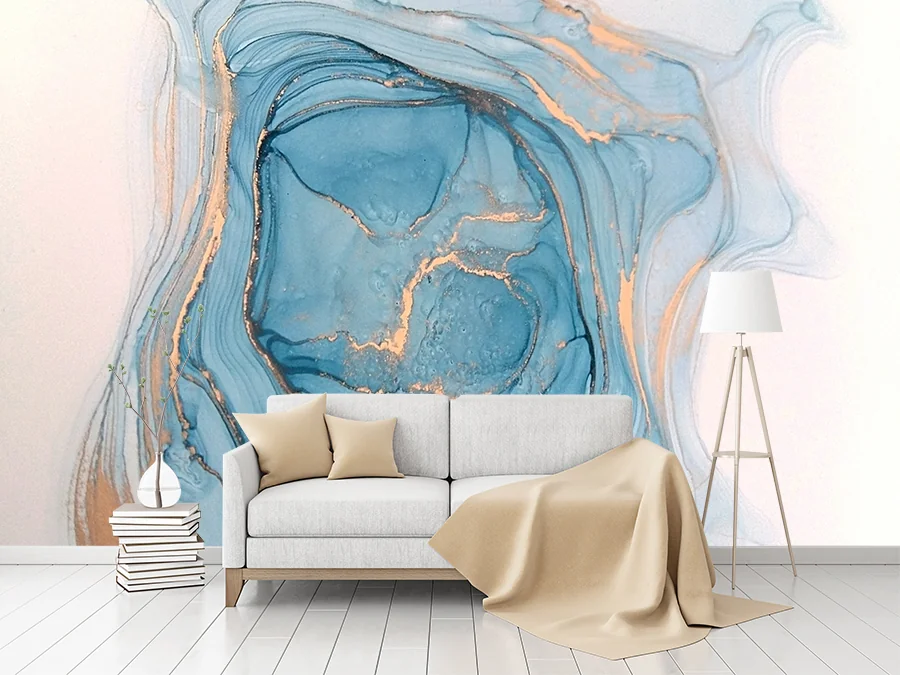 Papier peint - Golden Blur