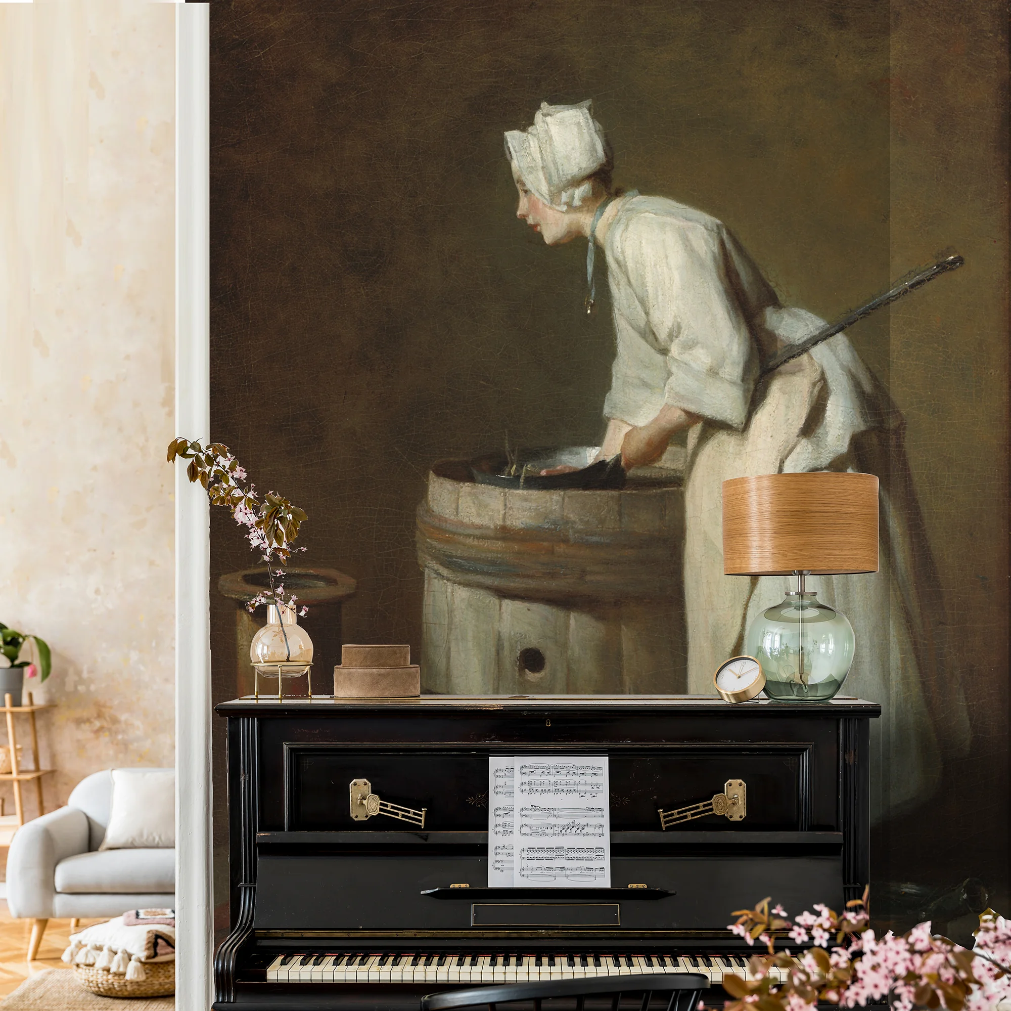 Papier peint - La Distraite