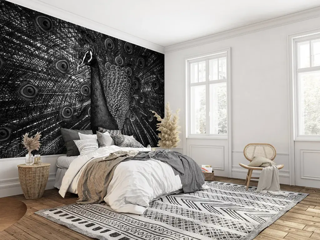 Papier peint - Léon Noir