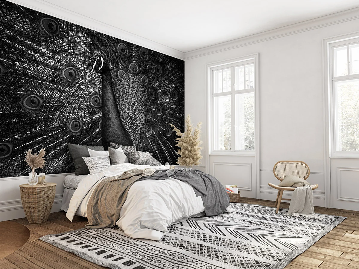 Papier peint - Léon Noir