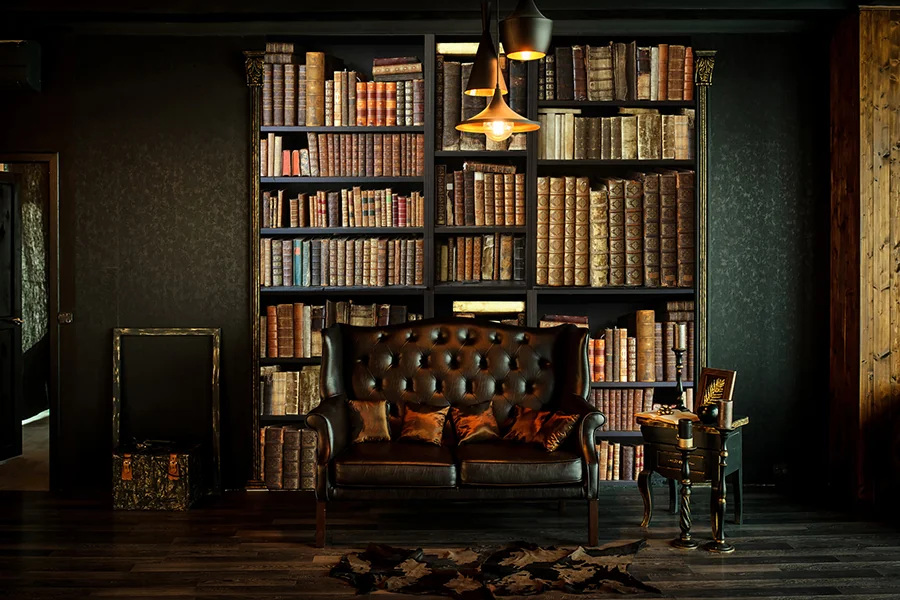 Papier peint - Bibliothèque