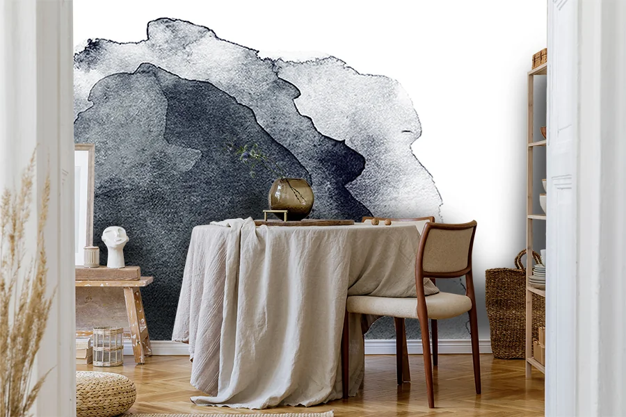 Papier peint - Blue Watercolor