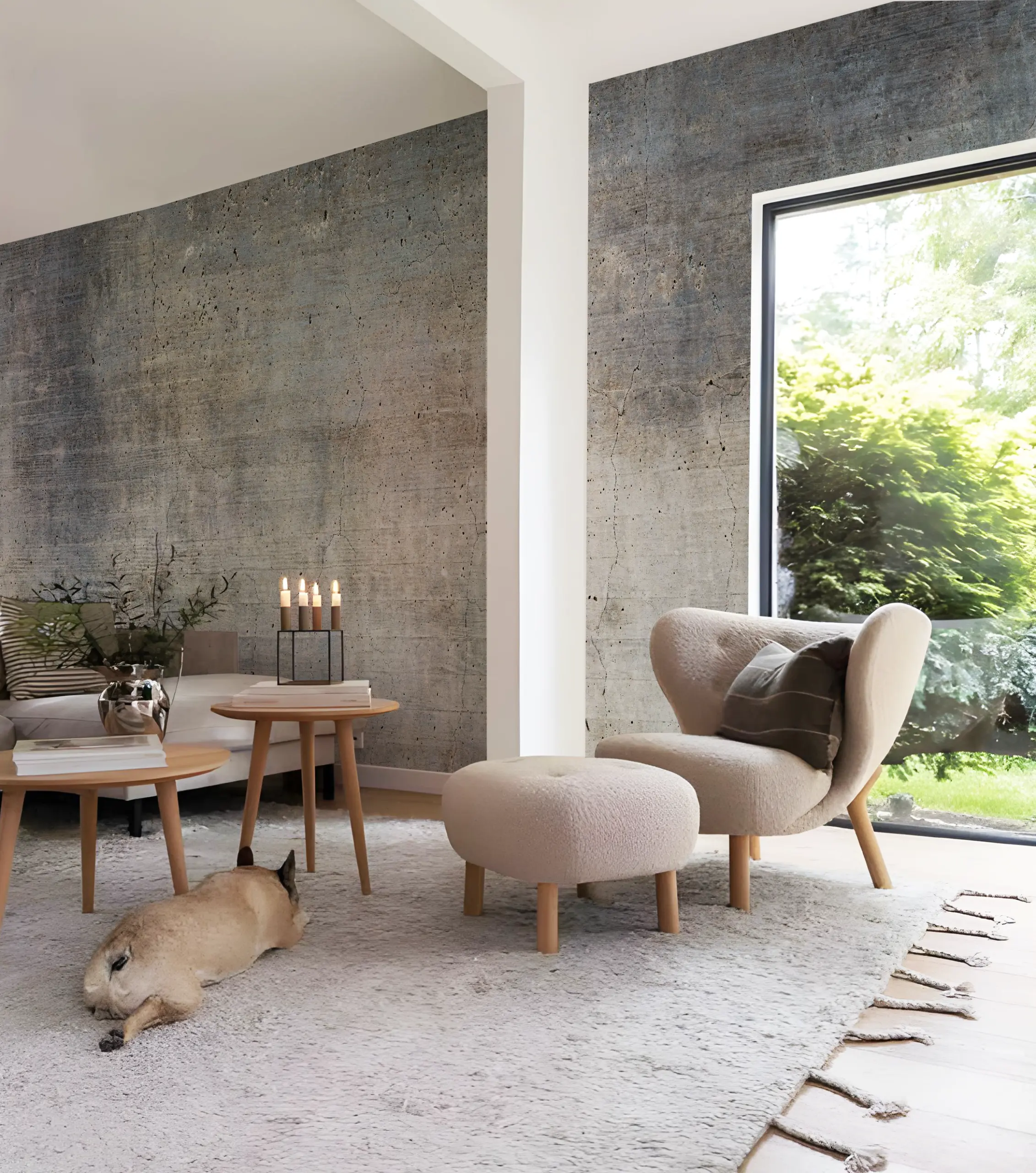 Papier peint - Grey Concrete