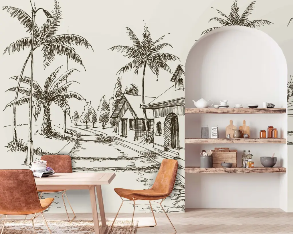 Papier peint - Aldea