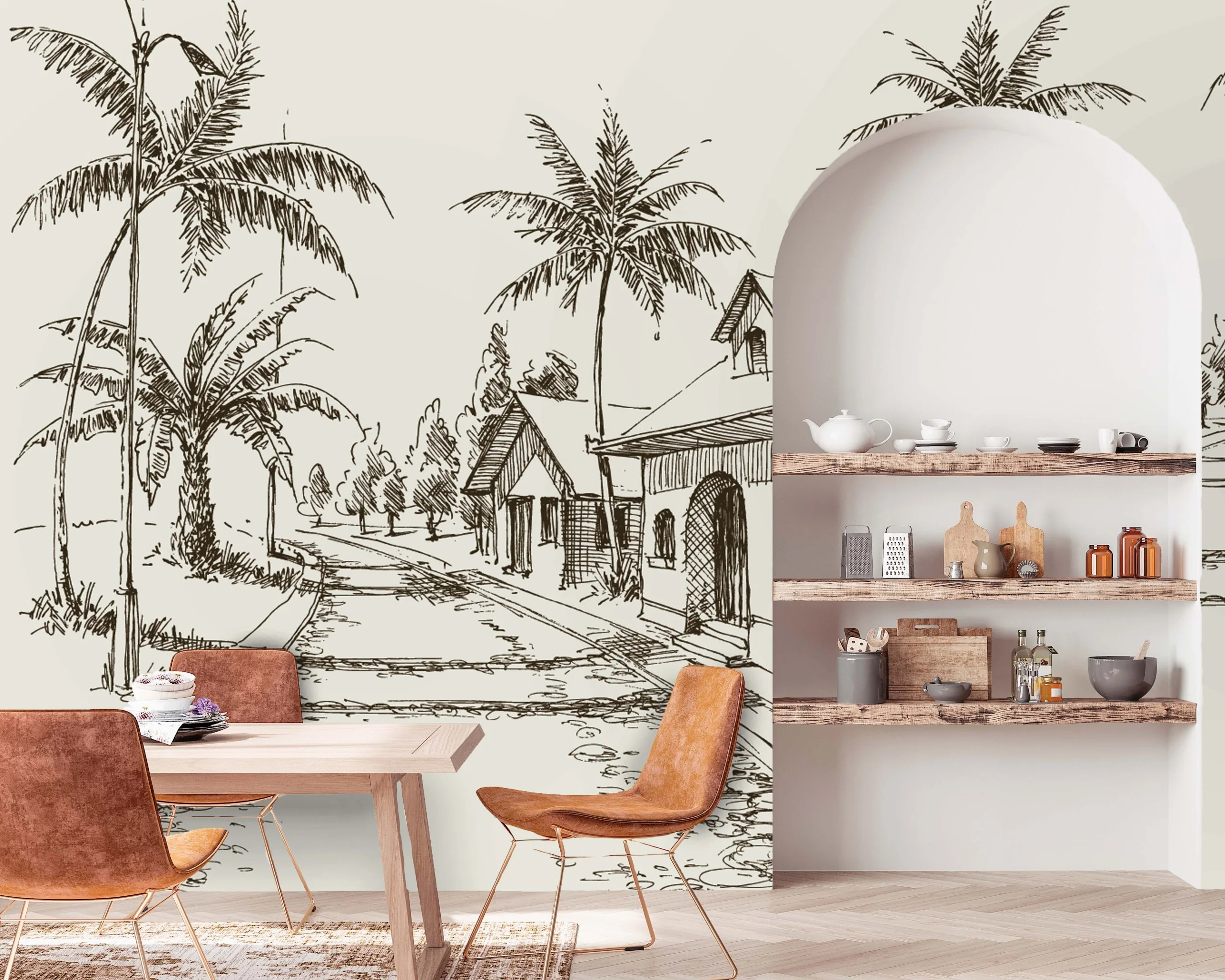 Papier peint - Aldea