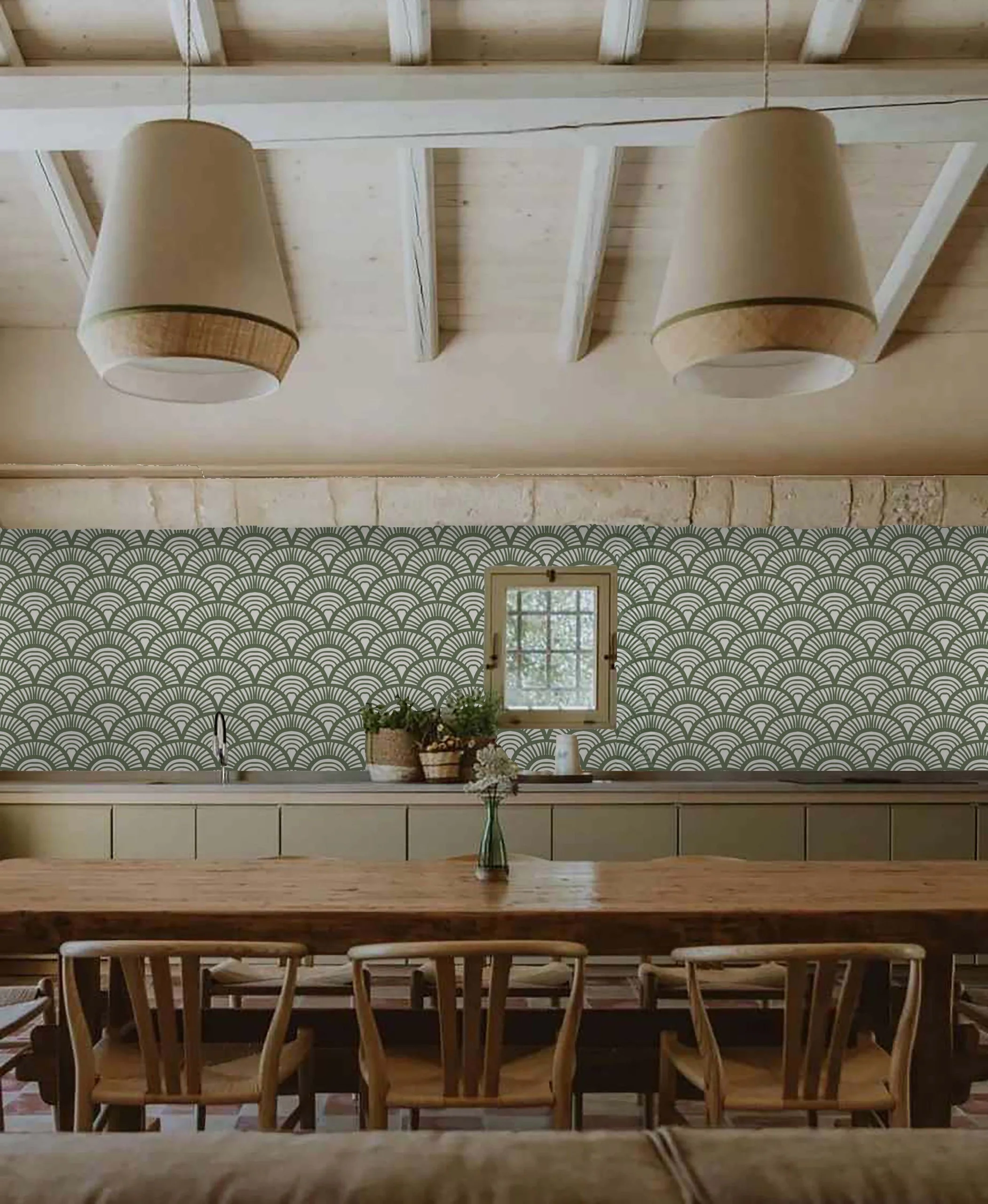 Papier peint - Bohemian Kaki