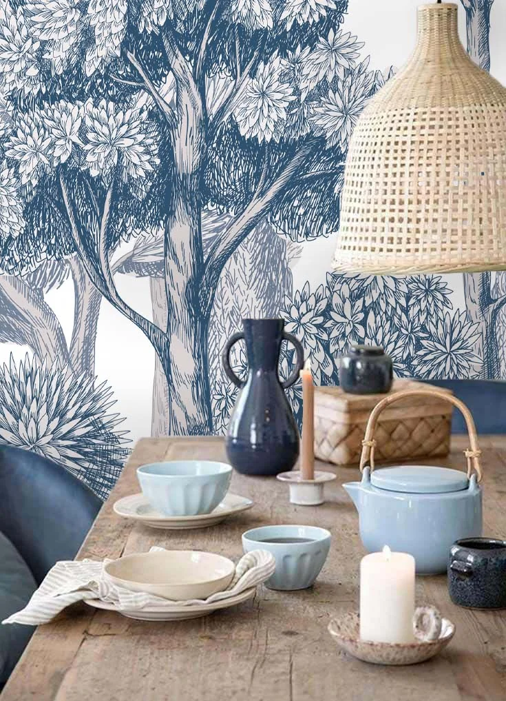 Papier peint - Bosquet