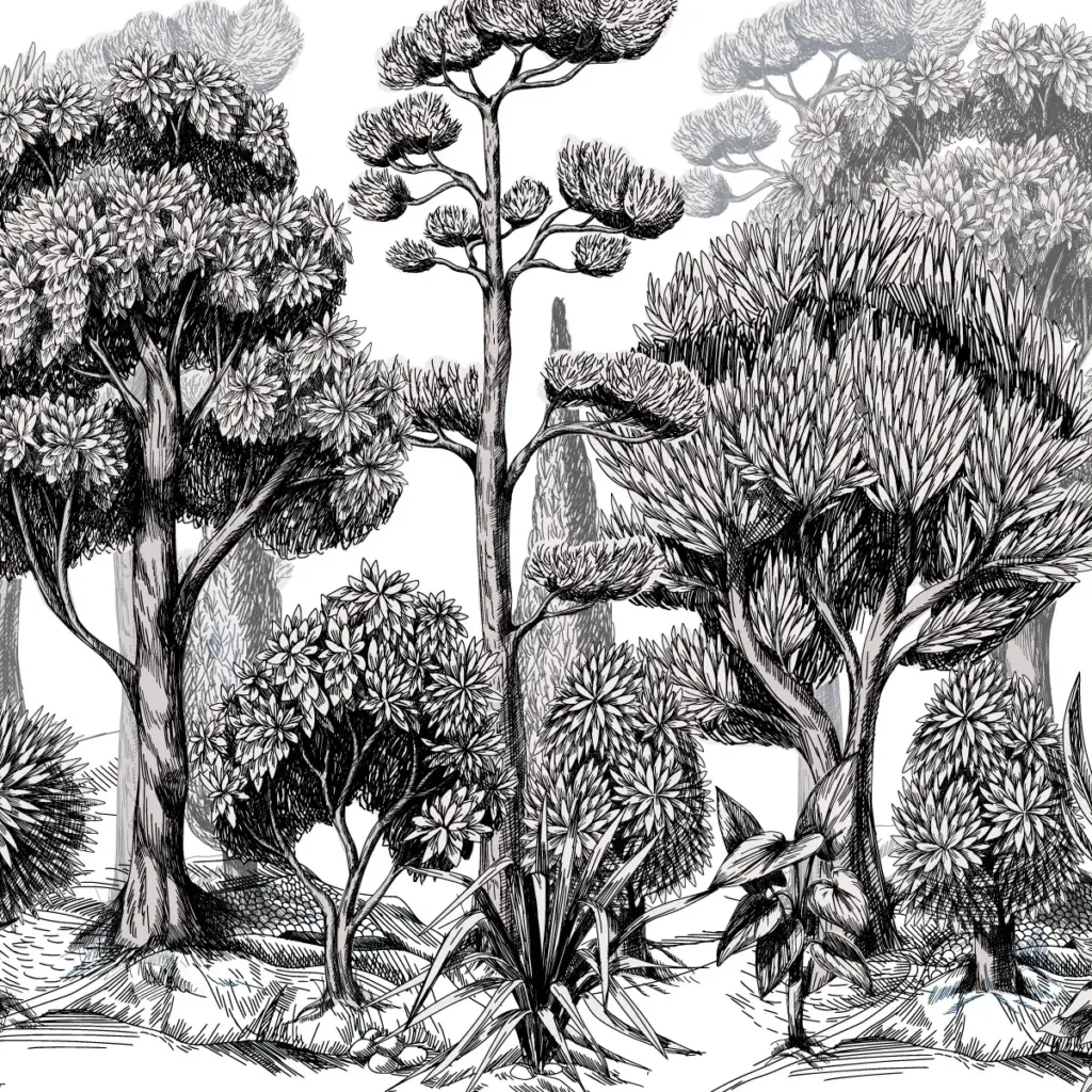 Papier peint - Bosquet