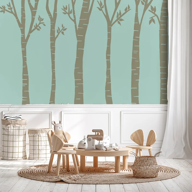 Papier peint - Bouleau