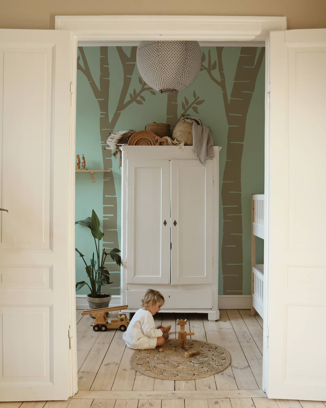 Papier peint - Bouleau