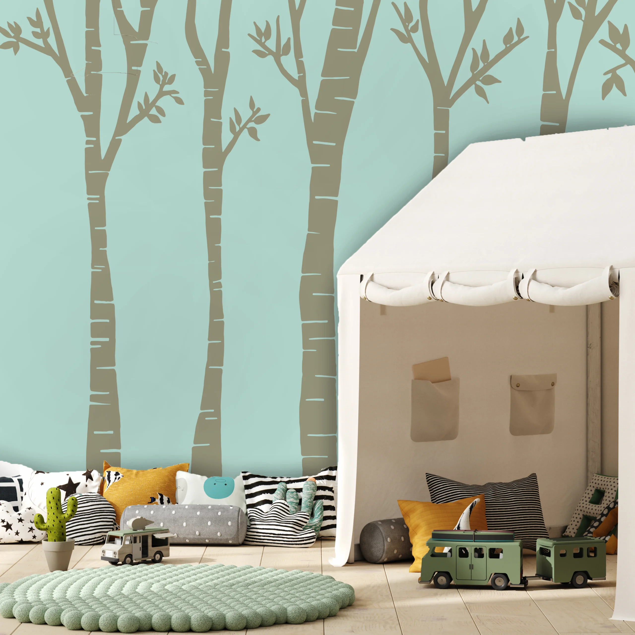 Papier peint - Bouleau