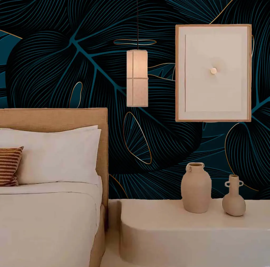 Papier peint - Jungle blue