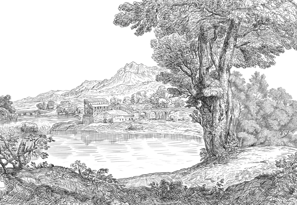Papier peint - Lago