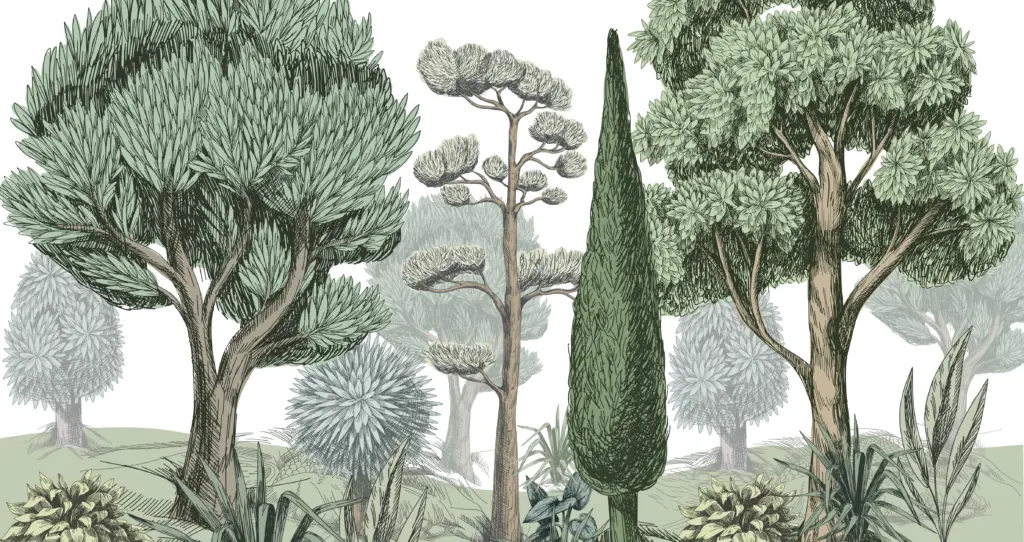 Papier peint - Le Jardin