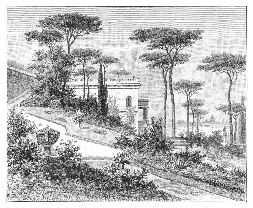 Papier peint - PINICIO GARDEN