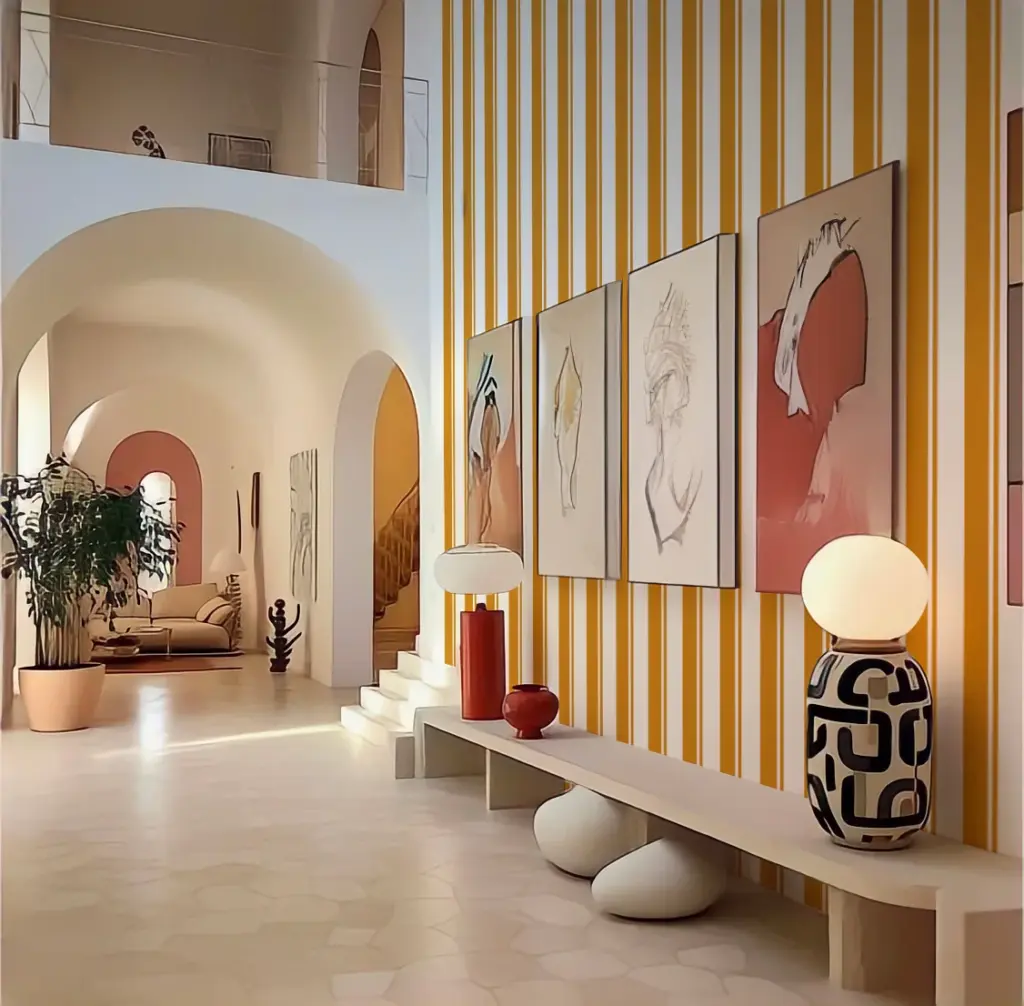 Papier peint - Rayures